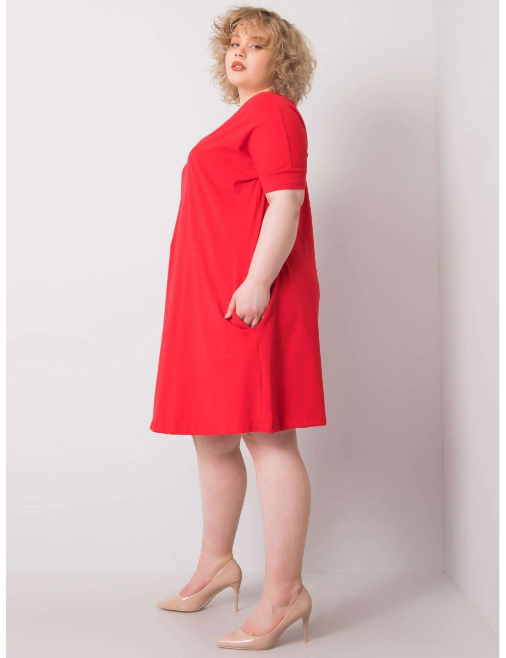 Luźna sukienka plus size