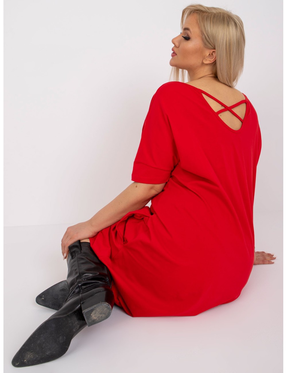 Luźna sukienka plus size