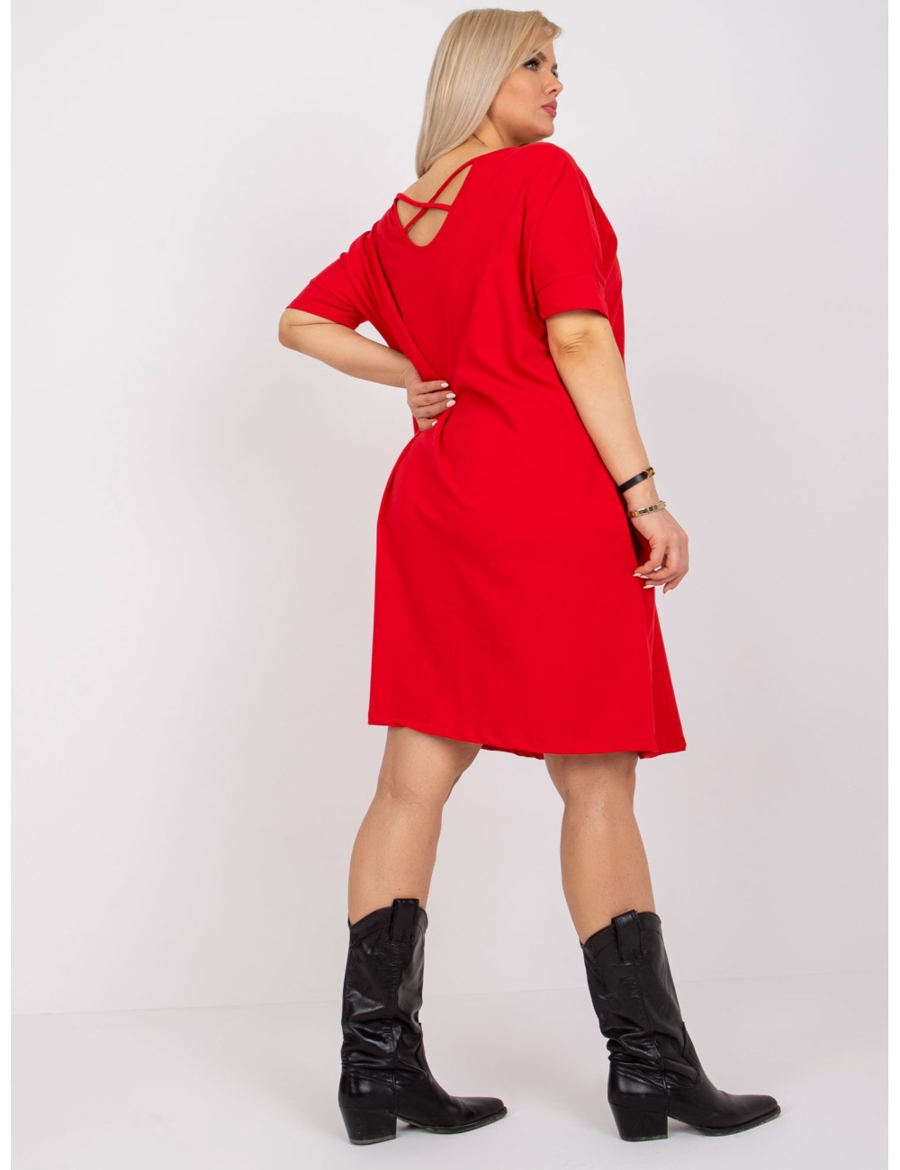 Luźna sukienka plus size