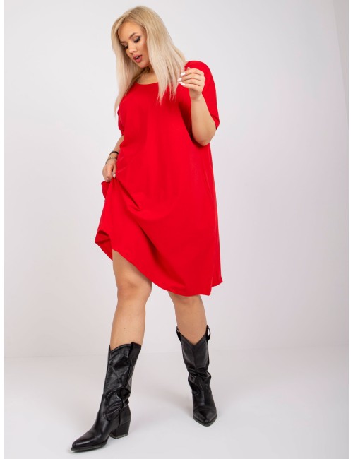 Luźna sukienka plus size