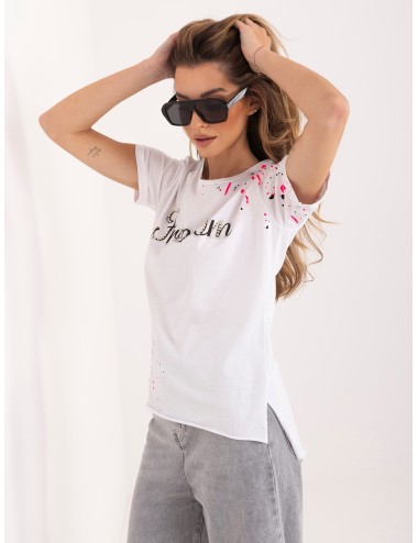T-shirt damski z napisem