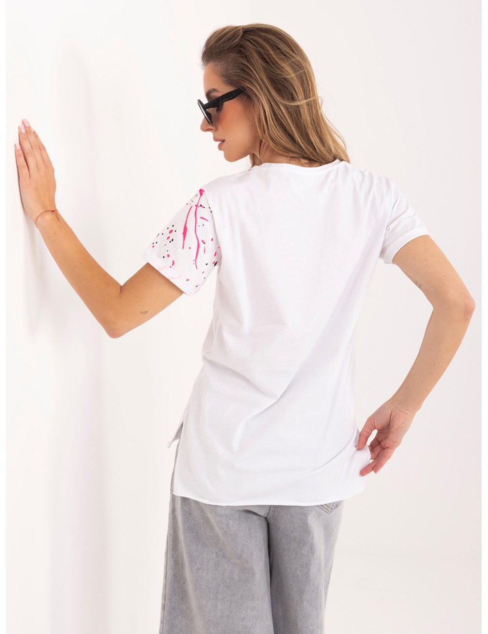 T-shirt damski z napisem