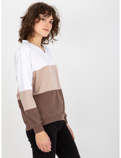 Bluza basic z dekoltem V RUE PARIS