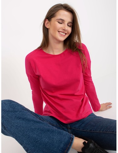 Bawełniana bluzka basic longsleeve