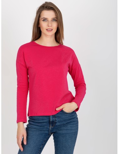 Bawełniana bluzka basic longsleeve