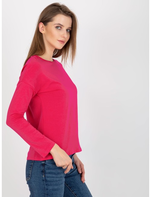 Bawełniana bluzka basic longsleeve