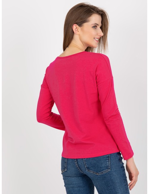 Bawełniana bluzka basic longsleeve