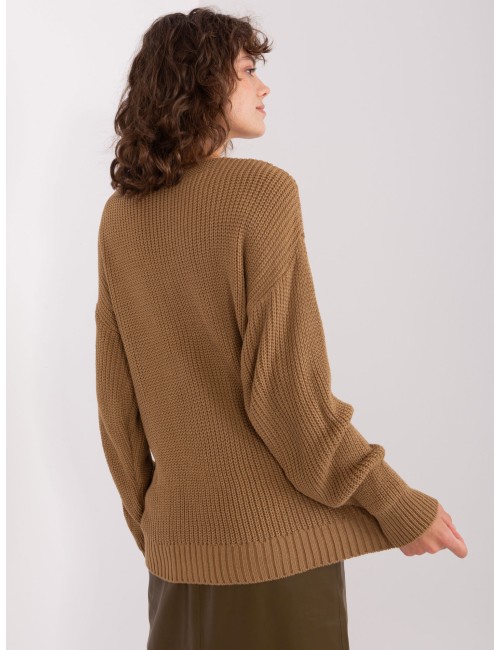 Sweter klasyczny ze ściągaczami