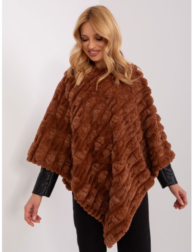 Poncho-AT-PN-2347.16-brązowy