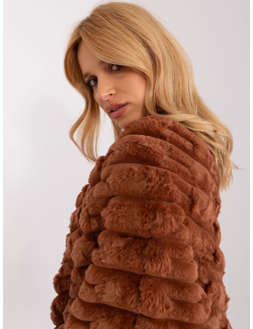 Poncho-AT-PN-2347.16-brązowy