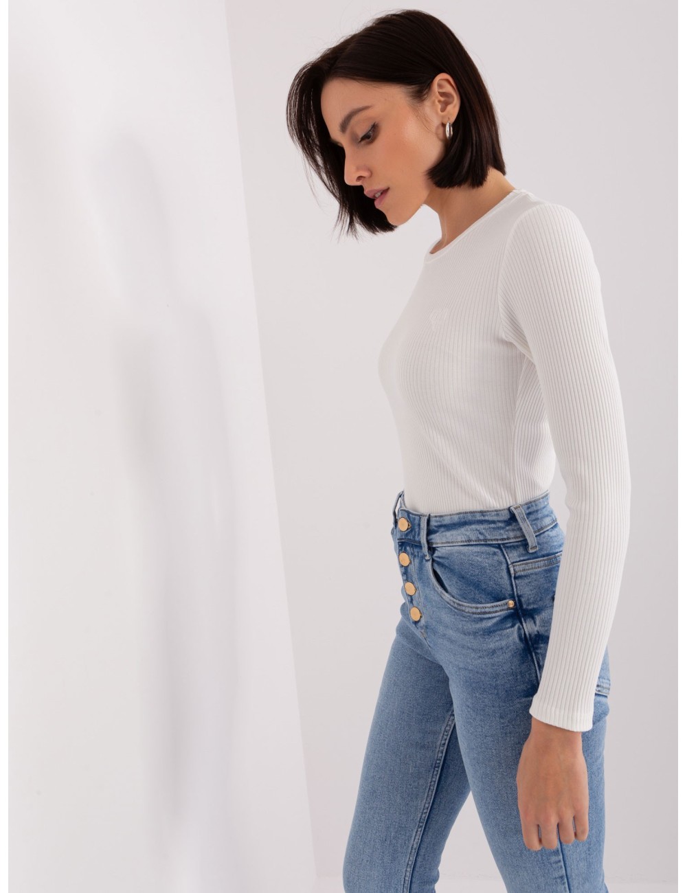 Bluzka basic z bawełny BASIC FEEL GOOD