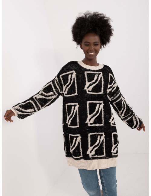 Sweter-BA-SW-0277.02-ciemny niebieski
