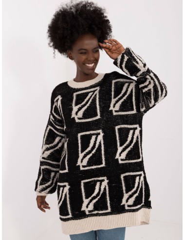 Sweter-BA-SW-0277.02-ciemny niebieski