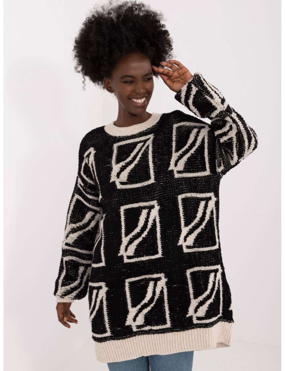 Sweter-BA-SW-0277.02-ciemny niebieski