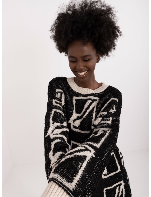 Sweter-BA-SW-0277.02-ciemny niebieski