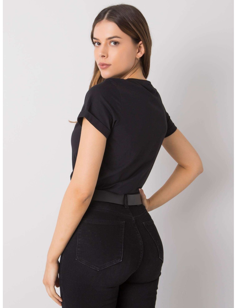 RUE PARIS t-shirt damski z printem