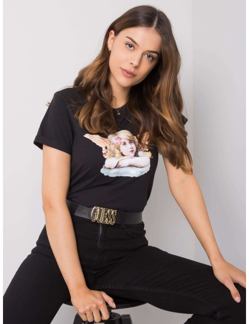 RUE PARIS t-shirt damski z printem