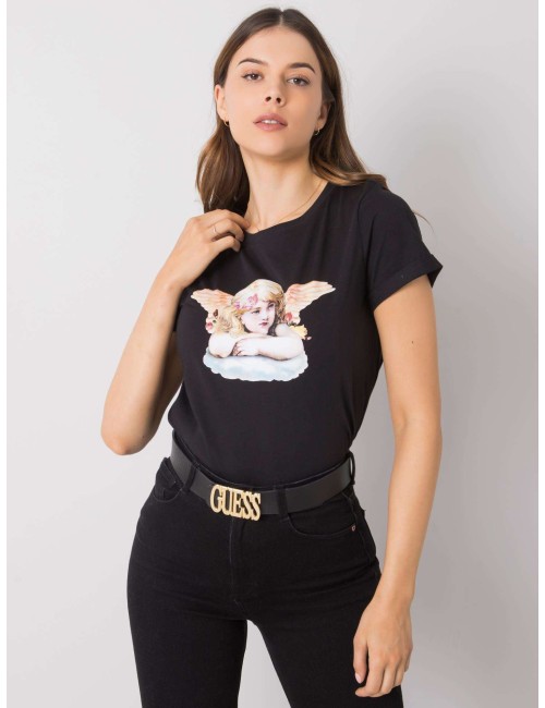 RUE PARIS t-shirt damski z printem