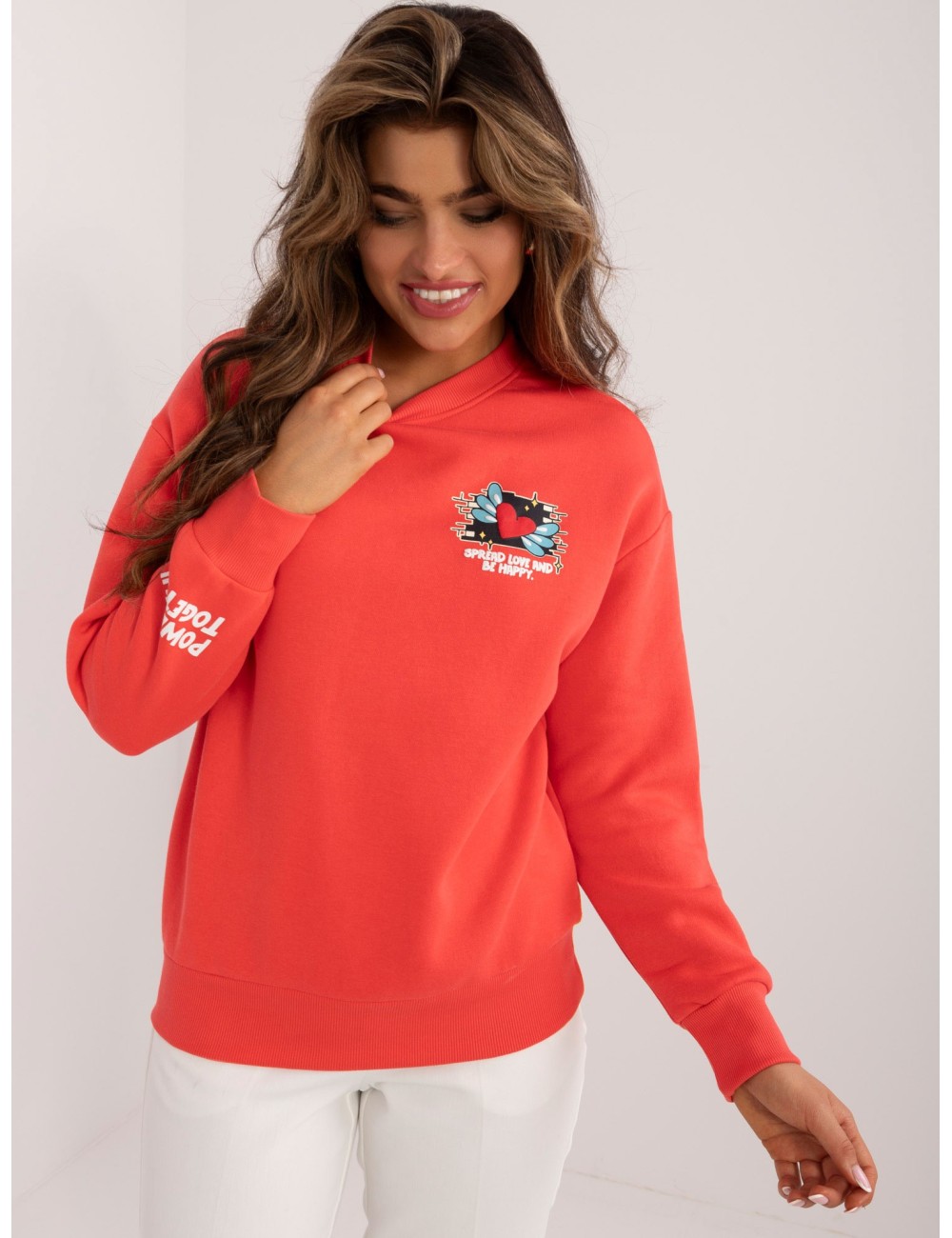 Bluza-D10600T02568E-jasny beżowy