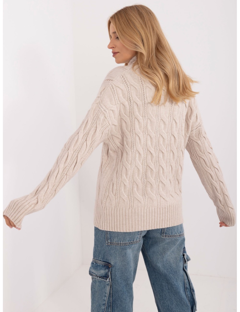 Sweter-AT-SW-23445.00-jasny różowy