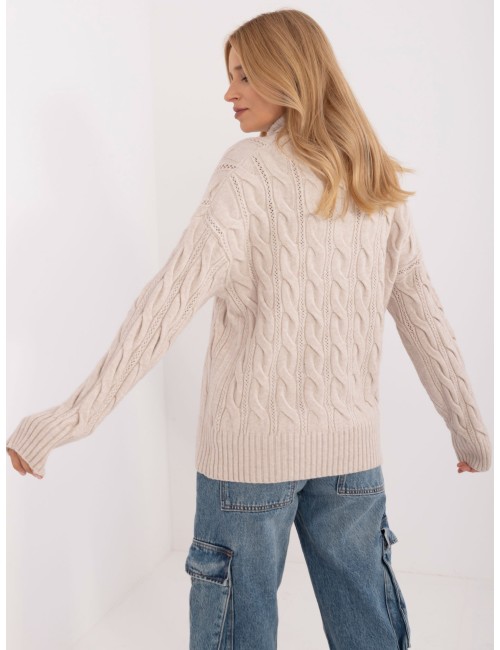 Sweter-AT-SW-23445.00-jasny różowy
