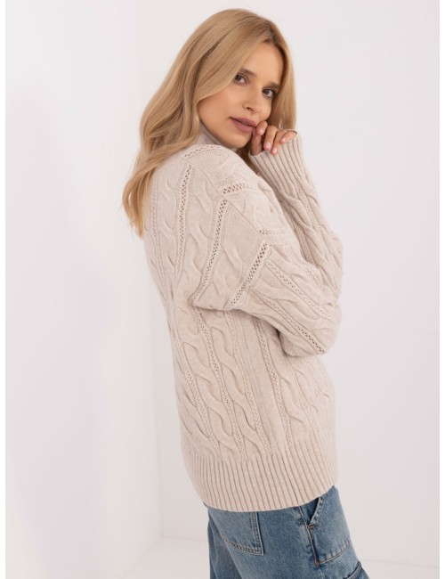 Sweter-AT-SW-23445.00-jasny różowy