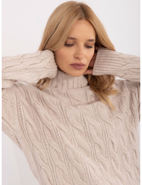 Sweter-AT-SW-23445.00-jasny różowy