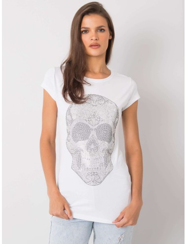 T-shirt damski z czaszką