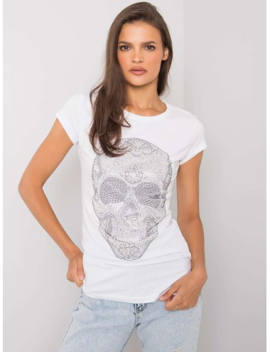 T-shirt damski z czaszką