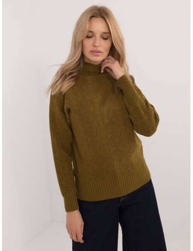 Sweter-AT-SW-2339.54-jasny brzoskwiniowy