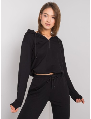 SUBLEVEL Czarna bluza damska