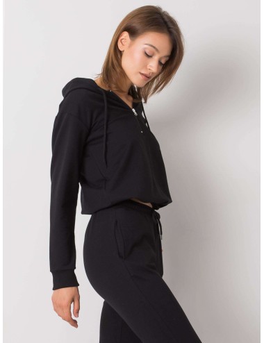 SUBLEVEL Czarna bluza damska