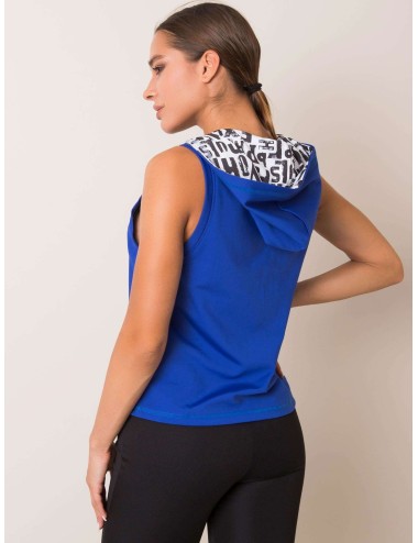 FOR FITNESS Ciemnoniebieska kamizelka sportowa