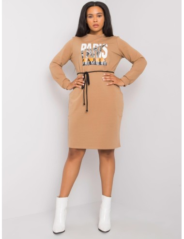 Sukienka plus size z nadrukiem