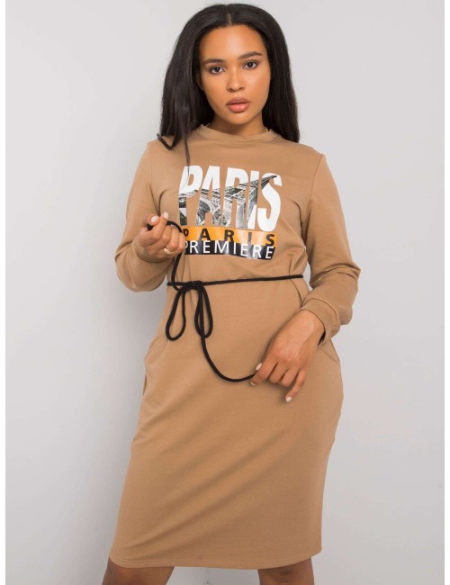 Sukienka plus size z nadrukiem