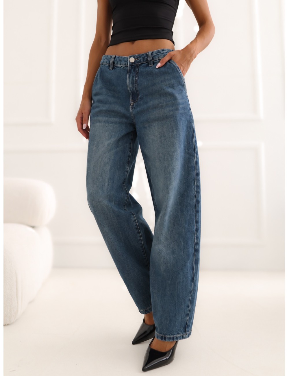 Spodnie jeans-D80044AH62683D320