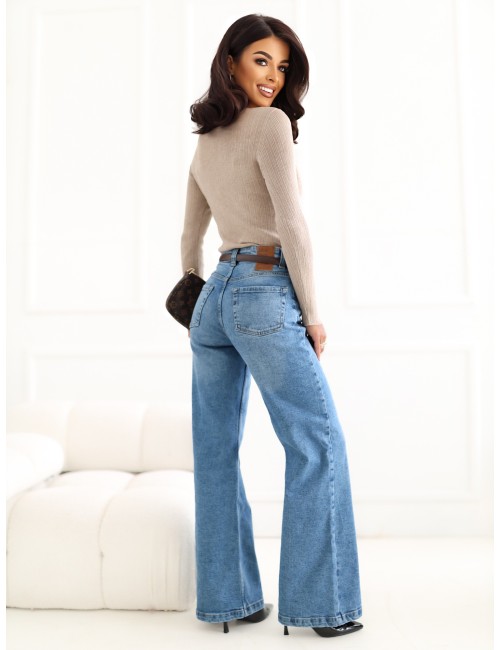 Spodnie jeans-D85094BA62673M330