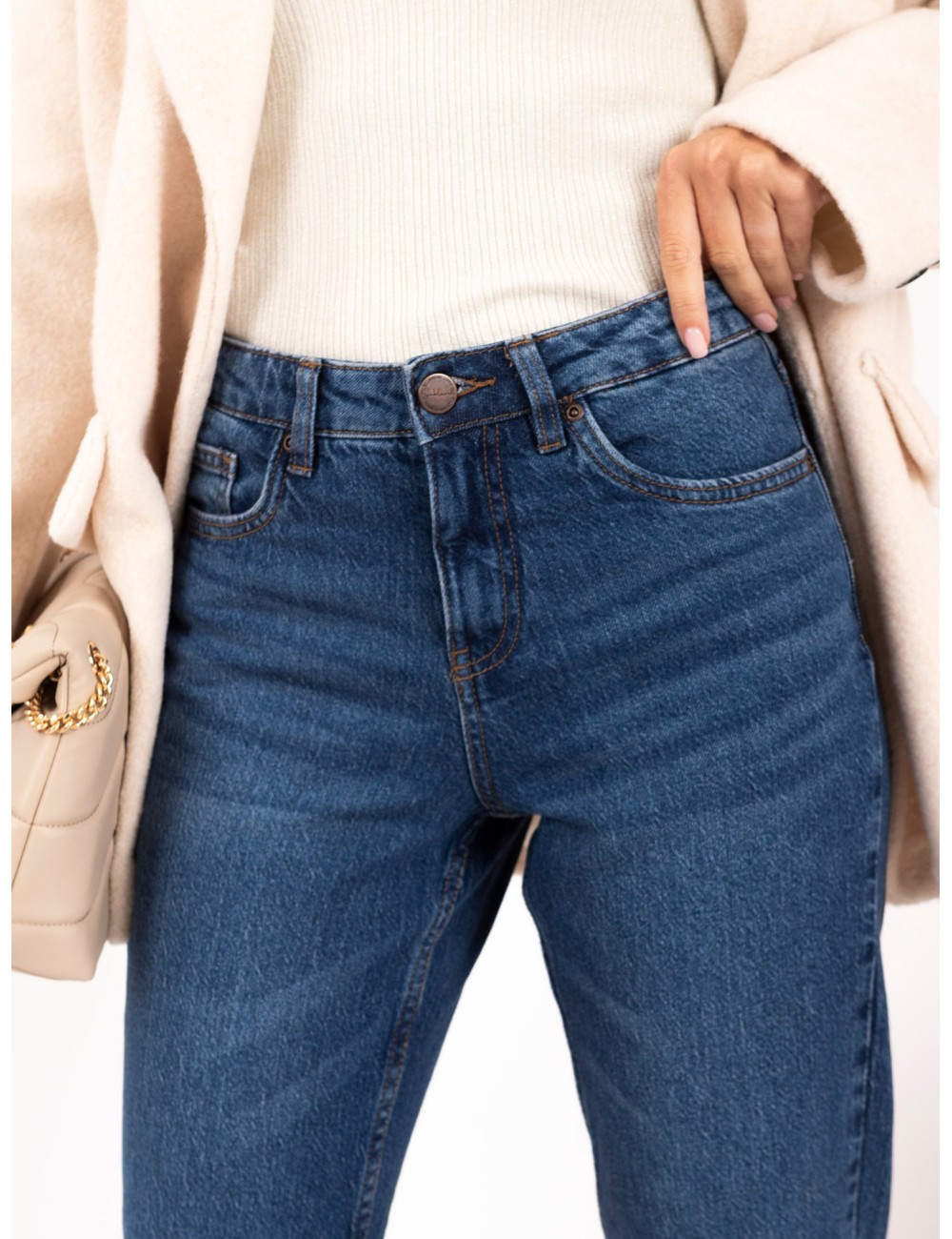 Spodnie jeans-D85096AH62682D319