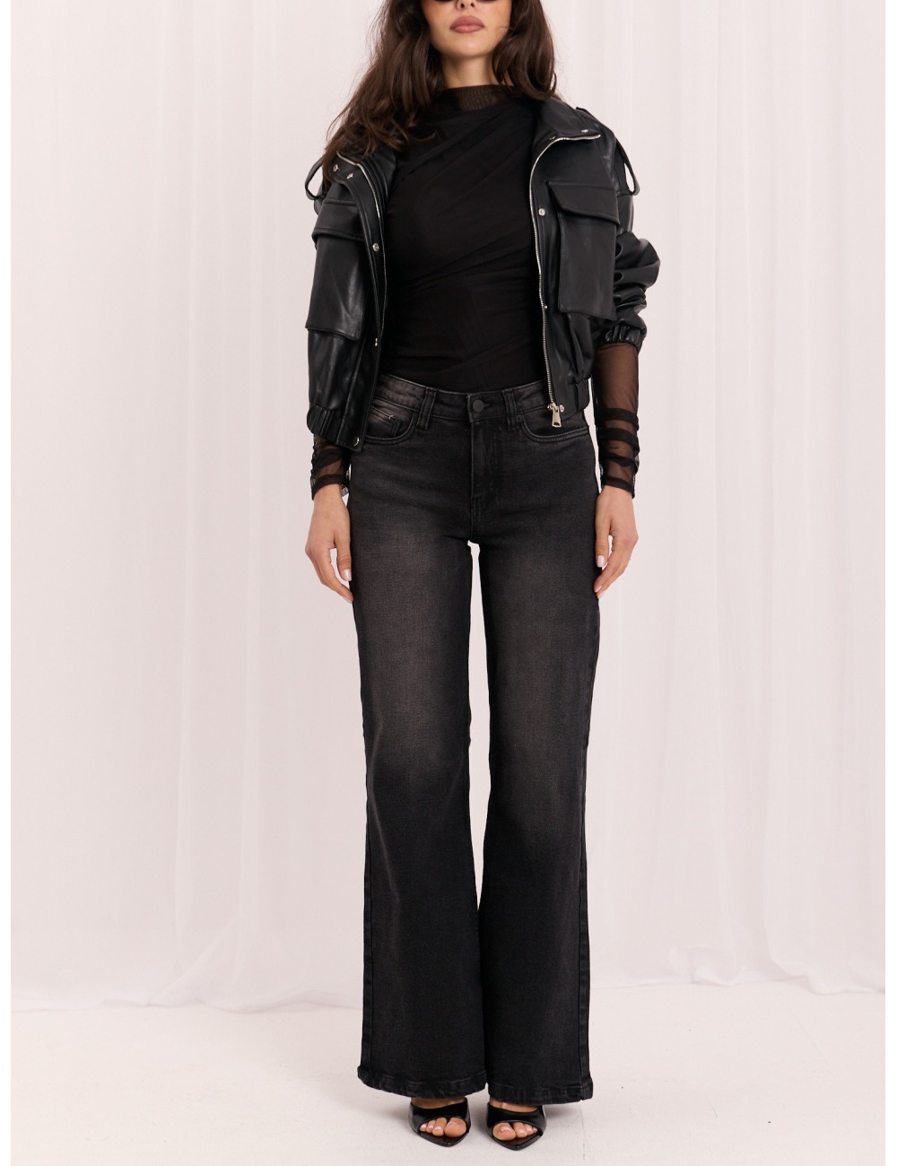 Spodnie jeans-D85094BA62673B165