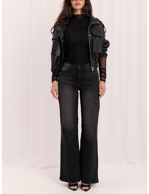 Spodnie jeans-D85094BA62673B165