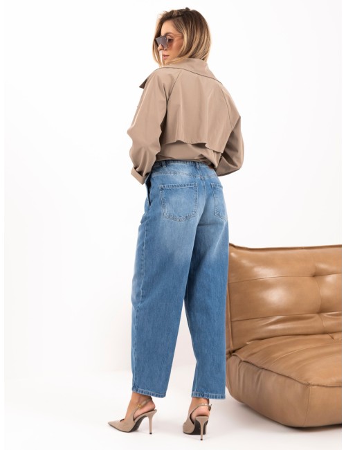 Spodnie jeans-D80044AH62683L233
