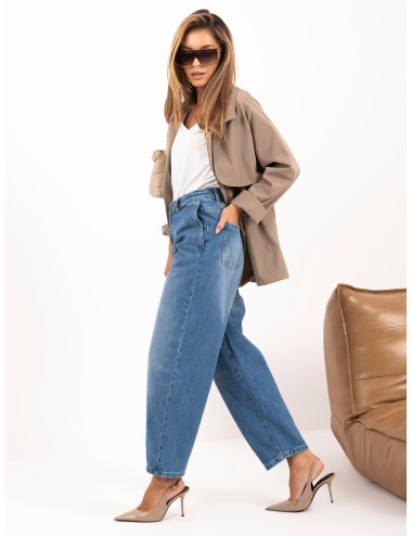 Spodnie jeans-D80044AH62683L233