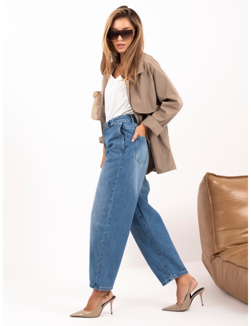 Spodnie jeans-D80044AH62683L233