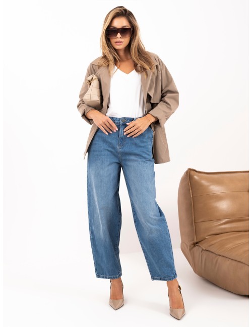 Spodnie jeans-D80044AH62683L233