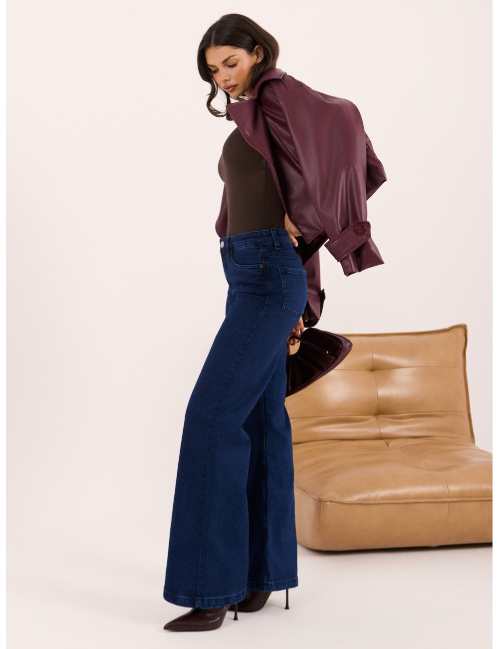 Spodnie jeans-D85094BA62673D315
