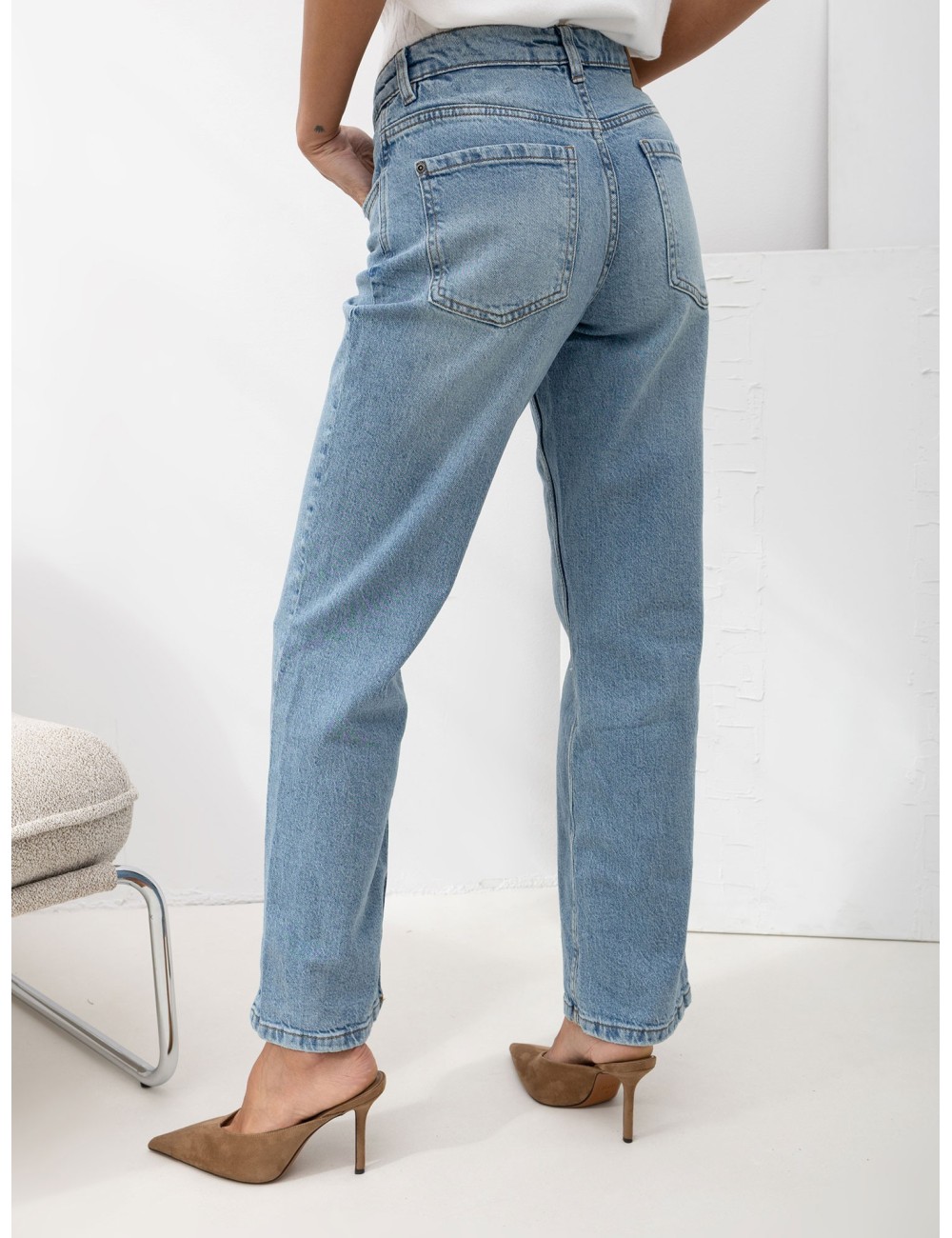 Spodnie jeans-D85096AH62682L232