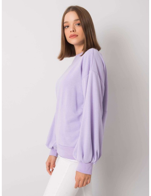 Fioletowa bluza z wycięciem na plecach