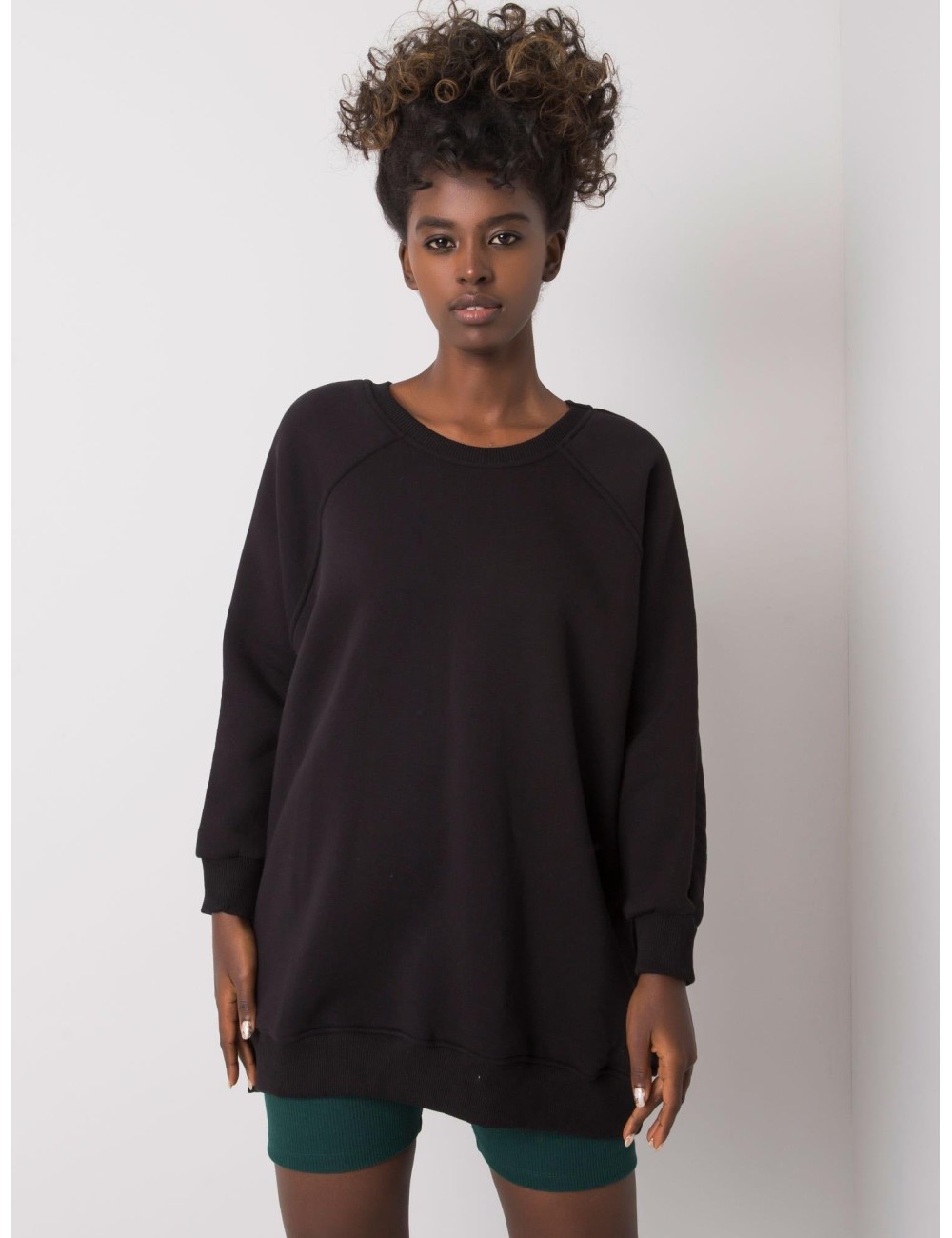 Dresowa bluza basic bez kaptura