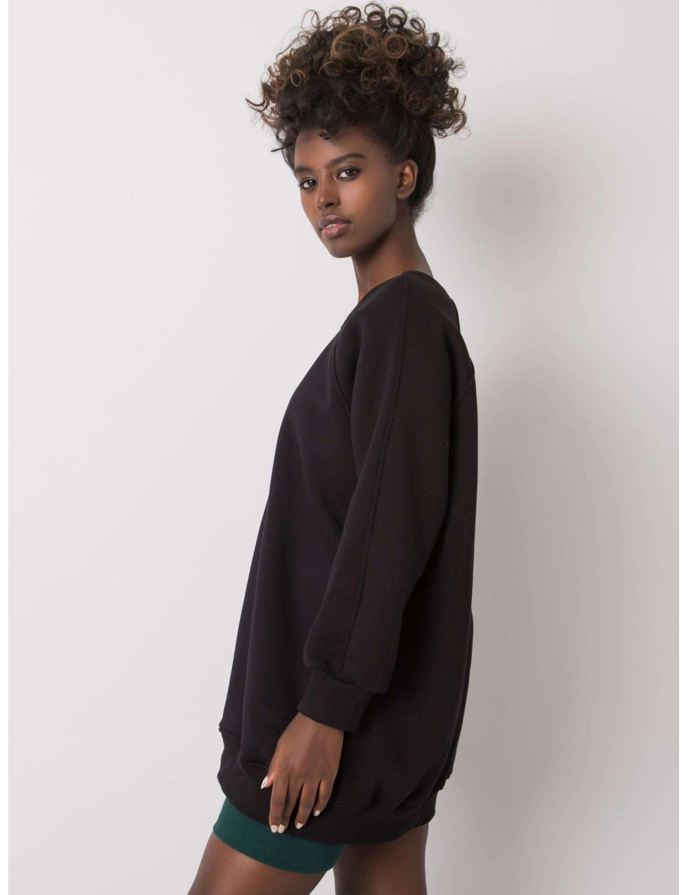 Dresowa bluza basic bez kaptura
