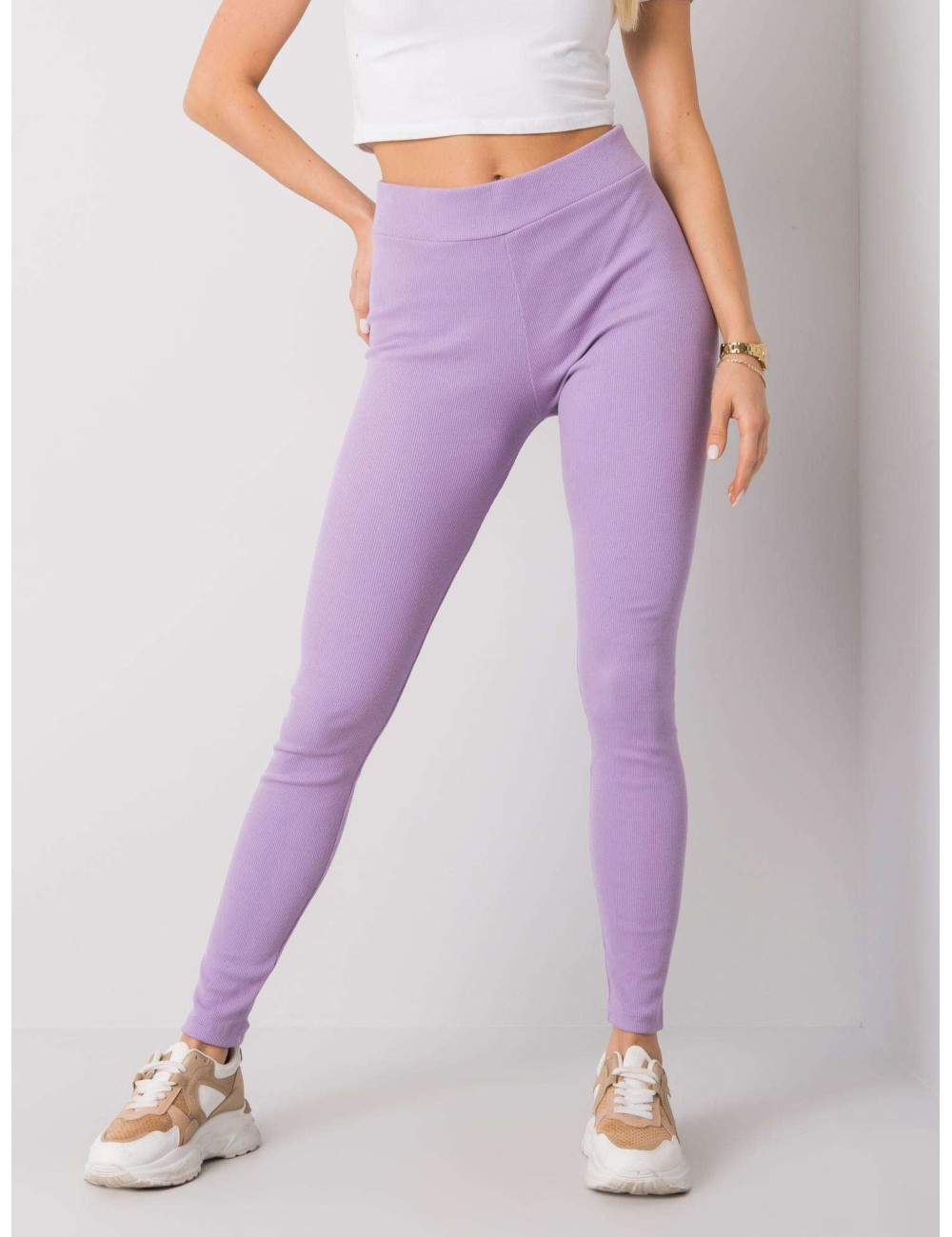 Legginsy w prążek